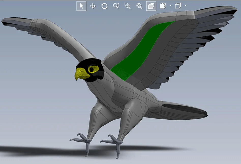 Computer Design Inflatable Bird