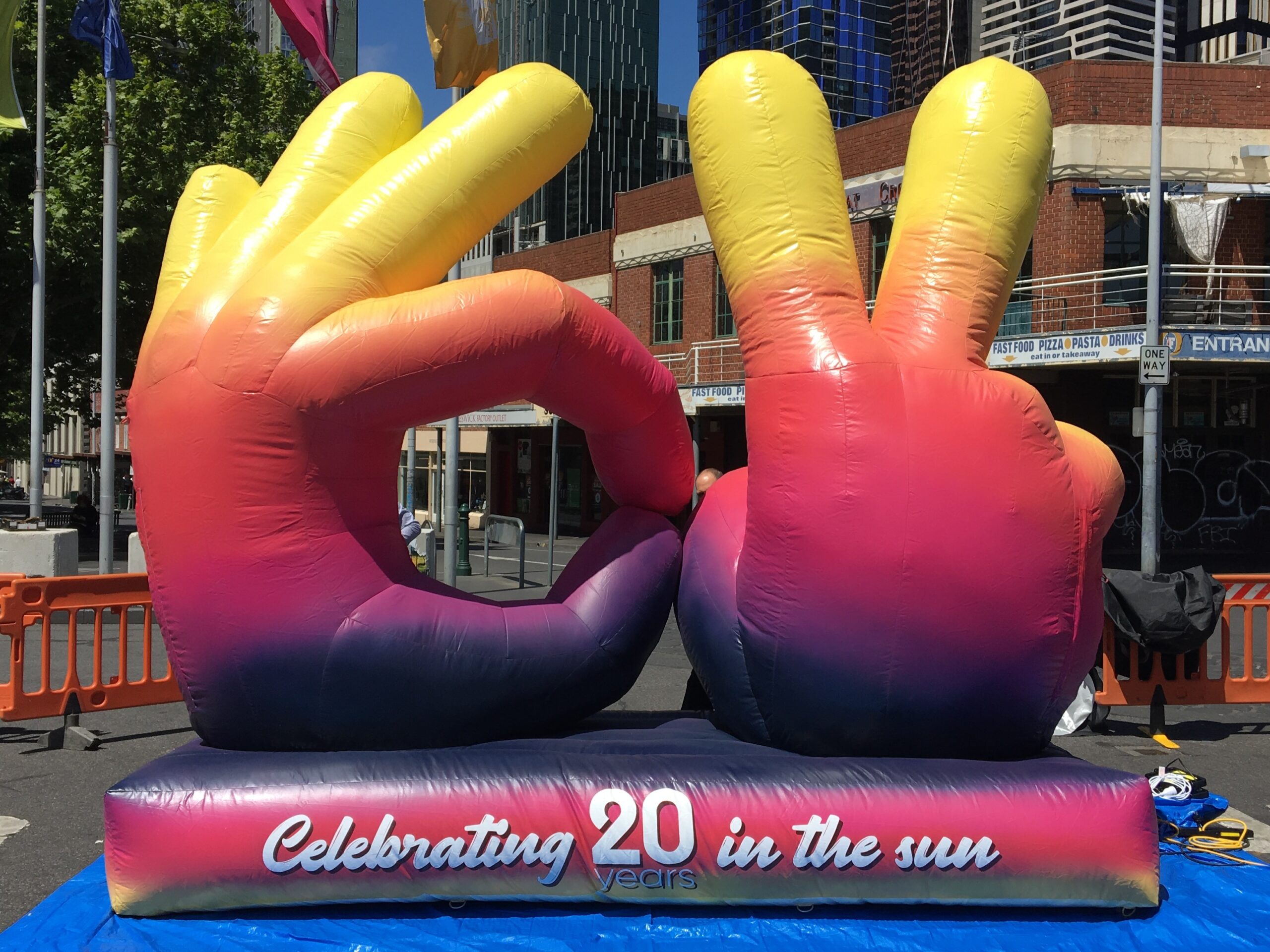 Colourful OK Hands